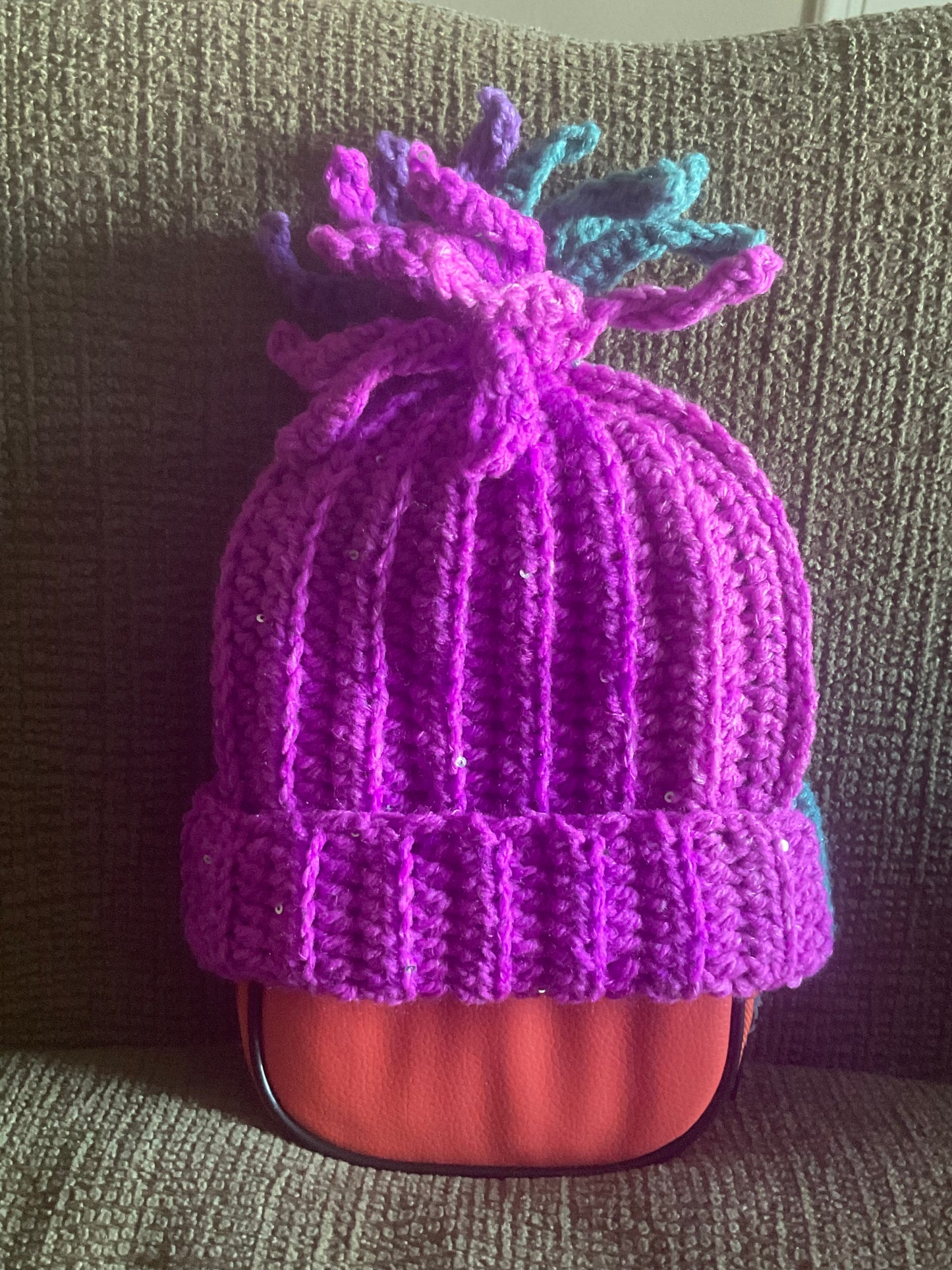 Blue Purple Beanie